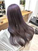 ラベンダーカラー/透明感カラーケアブリーチ【南池袋美容室】