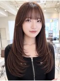 髪質改善パーマ透明感カラーダブルカラーブリーチ
