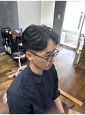 フェザーパーマ／ニュアンスパーマ／韓国マッシュ／我孫子/men's