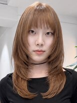 シキ(SIKI)&nbsp;ニュアンスレイヤー小顔レイヤーフェイスレイヤーペールベージュ