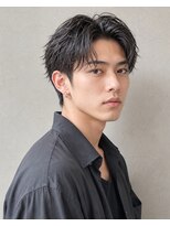 フレイムス ヘア アンド リラックス 高崎駅西口店(Frames hair&relax)&nbsp;黒髪ミディアムセンターパート韓国パーマ