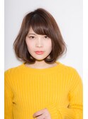 大人可愛いひし形シルエットのボブ♪