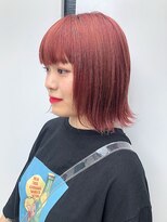 FUNKYボブ × チェリーピンク