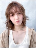 【HAVANA渋谷】ニュアンスボブ ナチュラルベージュ