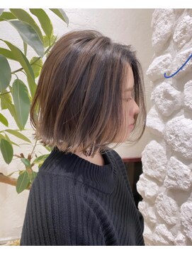 モアナ バイ ヘッドライト 沖縄南風原店(Moana by HEADLIGHT) Moana#ハイライト#ボブ#ダブルカラー