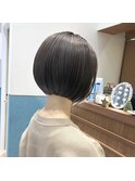 ボブ/ショートボブ/簡単スタイリング!小顔【深味信也】