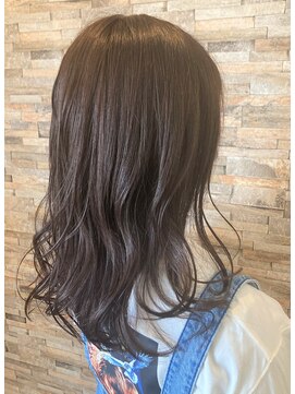 デュアリテ(dualite) 『 透け感バイオレットアッシュ ☆ ふんわりロング 』