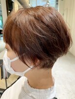 ヘア デザイン リスク(HAIR DESIGN RISK) 【三鷹　RISK 大橋佳菜子】シルエットがかわいい耳掛けショート