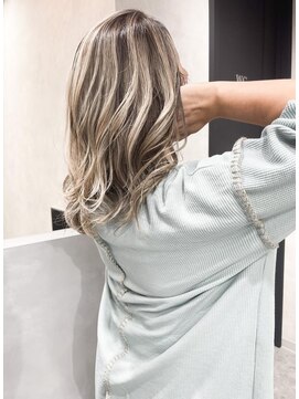 アコ(Aco) ★オリジナルバレイヤージュ×プラチナベージュ★