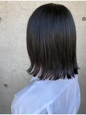 切りっぱなしボブ