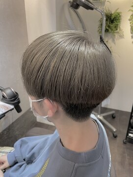 エイル 西梅田(eyl) MEN'S マッシュ ミルクティーグレージュ