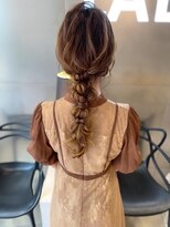 ラボー ノースプラザ店(LA'BO)&nbsp;編みおろしヘアセット