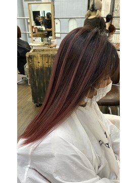 ユートピア(U topia) バレイヤージュ/ハイライト/アースカラー/ルビーピンク