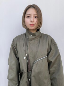 ビュートリアム ギンザ(BEAUTRIUM) 【透明感】ブリーチなしでできるシアーベージュボブ/銀座/ボブ