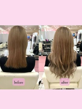 シーズン 大阪(SEASON) 【エクステ】ミルクティーアッシュ/韓国ヘア