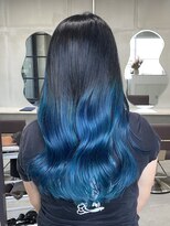 ピンク バイ アンジェリカ 瓢箪山店(PINQ by ANGELICA)&nbsp;#PINQ #ターコイズブルー　#グラデーションカラー