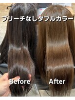 アールヘアー(ar hair) 【市川諒】ブリーチなしダブルカラーダメージレスカラーで綺麗に