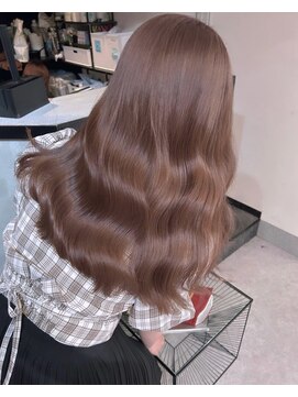 ベレーザ 渋谷(BELEZA) 6959髪質改善アッシュブラックカシスレッド艶髪レイヤーロング