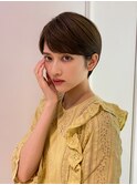 ひし形ショート/くびれショート/マッシュショート/前髪あり