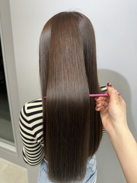 ヘアーアンドビューティーザ エフ(Hair Beauty the F) ＊艶髪_METEO_髪質改善トリートメント_グレージュ_m58