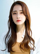 レノラ 本町(LENORA)&nbsp;レイヤーカットレイヤーロングヌーディベージュアースカラー