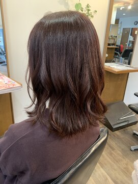 クロード モネ 吉祥寺店(Claude MONET) 【木賀　絵莉子】透明感ピンクベージュ/ミディアム