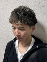 ランディ(RANDY)&nbsp;メンズ メッシュキャップハイライト くせ毛風パーマ