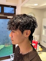 アルム オモテサンドウ(ALLM omotesando) メンズ韓国ヘア シャドウパーマ スパイラルパーマ