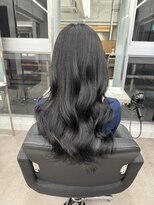 エイト プラット 渋谷2号店(EIGHT plat) 透明感カラー ブルーブラック 3.11