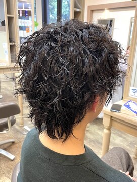 アルターリール(aL ter Rire) 韓国マッシュ/スパイキーショート/ブルーブラック[鎌取］中村