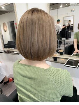 イマ 名駅店(ima) ミルクティーベージュ/ボブ/ミディアムボブ