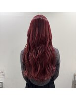 アン(Hair make un)&nbsp;ワインレッド