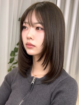 レイリー 原宿 表参道(Rayreee) 顔まわりレイヤー×ミディアムレイヤー