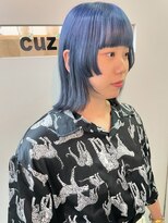 キューズ クラブ(cuz KLUB)&nbsp;ぱつっとボブブリーチブルー