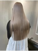 くびれヘア/アプリコットオレンジ/夏のヘアアレンジ/梅田