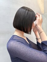 ロンドポレール 北千住(Lond polaire)&nbsp;くすみベージュ/細めハイライト/ショート/白髪ぼかし/前髪