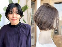 【稲垣 良子】白髪ぼかし×エイジングケア◎自然な立体感と大人の美髪へ