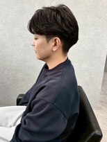 サイクル(CYCLE)&nbsp;MEN'S HAIR/サーフカール/刈り上げセンターパート/伊勢崎