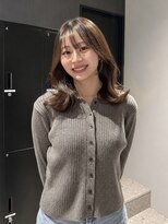 モク 神楽坂(mok)&nbsp;ブリーチなしで叶う♪赤みのないヘーゼルベージュ