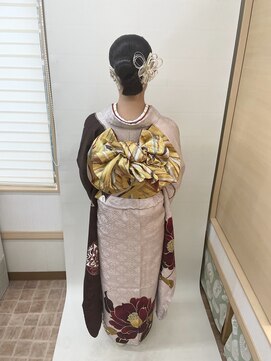 美容室こころ 成人式の着付けとヘアセット