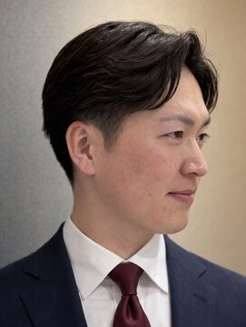 ヨシザワインク プレミアム 横浜 桜木町店(YOSHIZAWA Inc. PREMIUM) ニュアンスパーマ毛流れダウンパーマ爽やか束感ショートバーバー