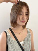ナヌークカフラ(nanuk kafla)&nbsp;優しいベージュカラーとお顔まわりのに合わせカット