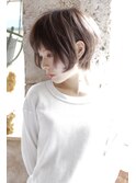 【+~ing 】アッシュグレーの柔らかショブstyle【柳沼くるみ】