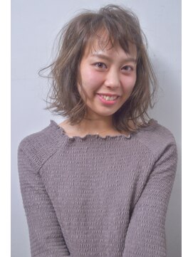 イマジン 川越(IMAGINE) 【IMAGINE】ヌーディマットベージュ＋外はねボブ