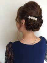 左寄せヘアセット