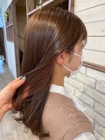 シェリール 八千代台駅(CHERIR)&nbsp;イヤリングカラー☆ショコラベージュ×ベリーベリーピンク