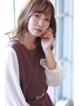 ラファンジュ ヘアー クレオ(Rohange hair Creo) 【Creo】プラチナベージュのヌーディミディ