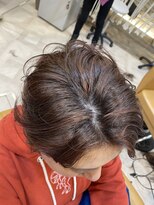 ヘアーサロン キー(Key)&nbsp;ショート/耳掛け/バレイヤージュ/ハイライト/ピンク