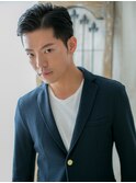 ≪mod's men≫七三オールバック☆ワイルドアップバングショートI