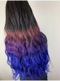 スーパーロング　×　オーロラカラー